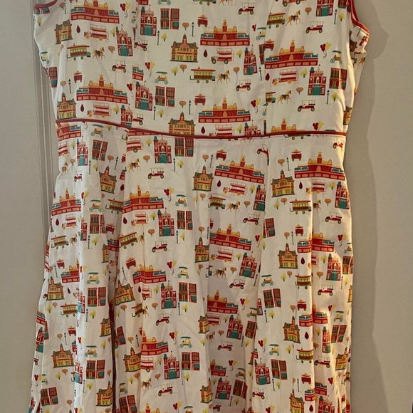 XL Disney Dress Shop Main Street USA Dress and Cardigan - Picture 6 of 6